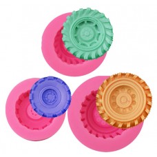 Cadeya  Round Tire Silicone Jello Candy Mold,3D Chocolate Mold,Cake Fondant, Resin,Polymer Clay,Cupcake Topper Decorating,Soap Making Mould