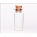 Cadeya 10Pcs/10ML Empty Sample Glass Bottles Jars Vials Case Container with Cork Stoppers for Message Weddings Wish Jewelry Party Favors,Transparent