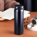 Cadeya  10oz Mini Water Bottle Stainless Steel Thermos Small Flask - Insulated Vacuum, Leak Proof, Keeps Drinks Hot/Cold - Ideal for Coffee, Tea, Water - Blue